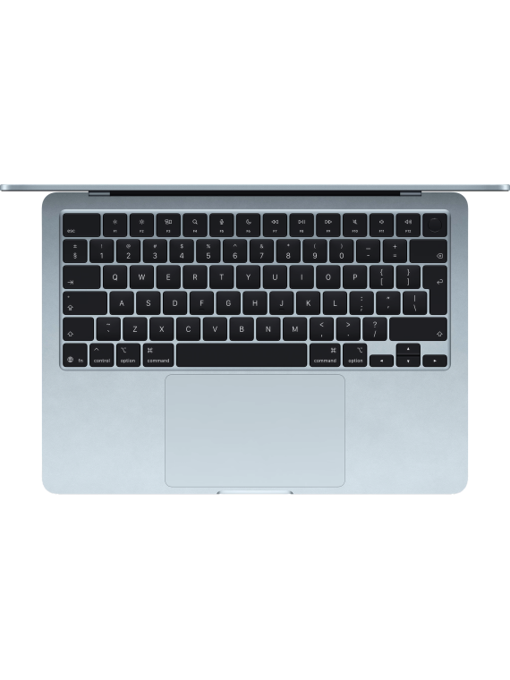 Apple MacBook Air 13 inch (2025) M4 (10 CPU/8 GPU) 16GB/256GB Hemelsblauw QWERTY • Altijd gratis bezorgd