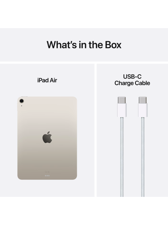 Apple iPad Air (2025) 11 inch 512GB Wifi + 5G Sterrenlicht • Altijd gratis bezorgd