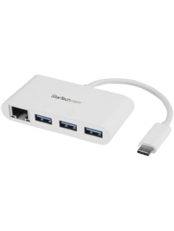 StarTech USB-C naar 3-port USB 3.0 Hub met Gigabit Ethernet