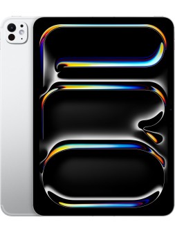 Apple 11-inch iPad Pro (2024) M4 WiFi + Cellular 2TB met standaard glas - Zilver