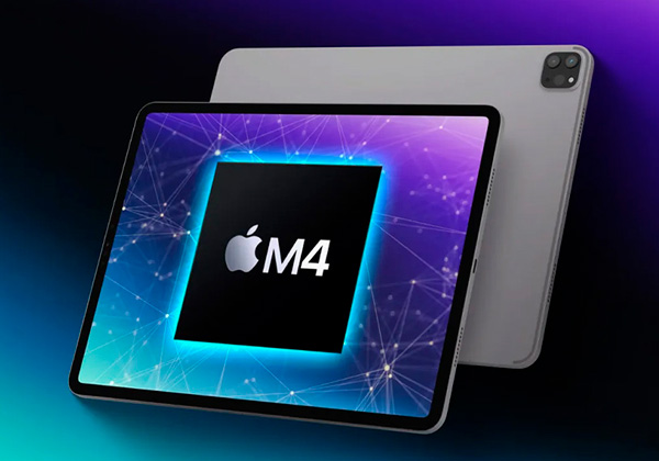 Apple 13-inch iPad Pro (2024) M4 WiFi + Cellular 1TB met Standaard glas - Space Zwart M4-chip