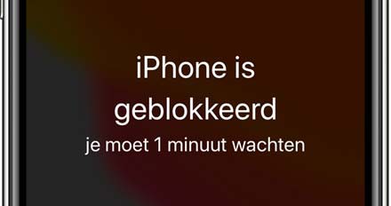 Inlogcode iPhone kwijt of vergeten?